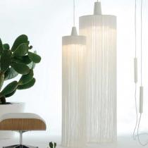Swing Pendant Lamp with plug E27 1x42W white lampshade and
