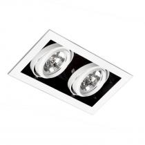 Gingko Recessed Ceiling adjustable 2xQR-111 100w white