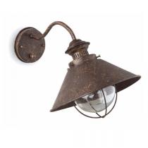 Náutica Wall Lamp Outdoor 1L 12w - Brown Oxide