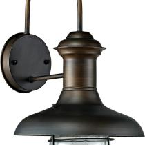 Estoril P Wall Lamp Outdoor Brown Oxide 1L 60w