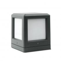 Cartago Lantern Ao ar Livre Cinza Escuro 1L E27 CFL 13w
