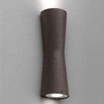 Clessidra Wall Lamp Doble Outdoor 2xLED 10w Brown Oscuro