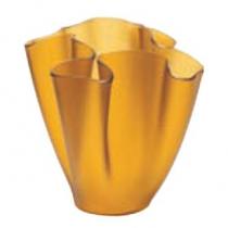 Cartoccio Jarrón 15cm Satin Glass Yellow