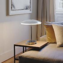 Tris Table Lamp Chrome ø38x43cm 4x28w E14 (HL) Glass