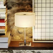 Drum Table Lamp Glass white ø23x37cm 3x20w G9 (HL)