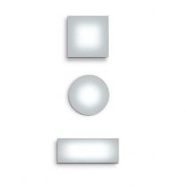 Sole Wall lamp/ceiling lamp 120x120x20 3000K Pack6