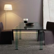 Teso table rectangular Glass float 220x85x73cm