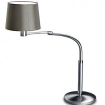 Suite Lampe de table avec abat-jour 66cm E27 60w Nickel