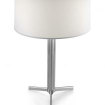 Leila Table Lamp ø33cm G9 75w Chrome lampshades fabric