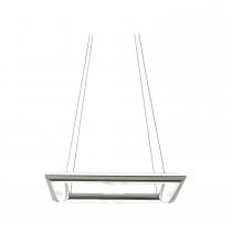 Adagio Pendant Lamp square 40cm 4xG9 75w Aluminium pulido