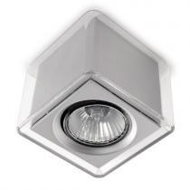 LedBox ceiling lamp Square polycarbonate Transparent
