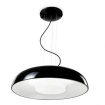 Tandem Pendant Lamp 45cm 2Gx13 1x55w - Black lacado