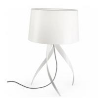 Medusa Lampe de table 75cm 1xE27 18W - blanc abat-jour blanc