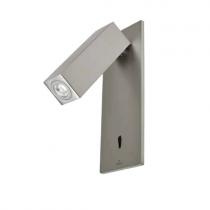 Hall Wall Lamp lector Recessed 19,2cm LED CREE 3W - Niquel
