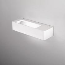 Lingotto luz de parede 19cm R7s 150w Lacado branco