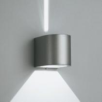 Kriss Technical Wall Lamp G12 70w HIT beam slim and 84º Grey