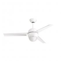Noos Fan 116cm with light LED 17W 3 blades metal white with