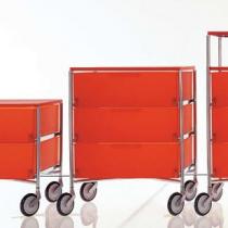 Mobil container com rodas 1 cajón 49x48cm