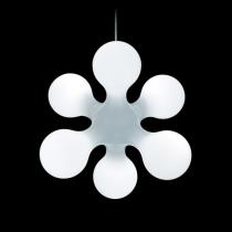 Atomium Lâmpada pingente polietileno branco (plugue