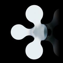 Atomium Wandleuchte polyethylen weiß (stecker USA)