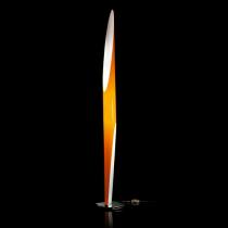 Shakti 200 lámpara von Stehlampe Chrom Plexiglas weiß