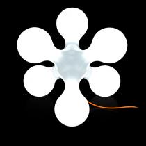 Atomium Lampada da tavolo IP65 polietilene bianco