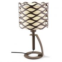 Alsacia Table Lamp to arm ø20,5x38,5cm E27 PL E 23w Brown