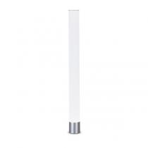 Aberdeen lámpara de Pie 160cm E27 PAR30 75w - blanco opal