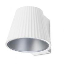 Cup luz de parede 1xLED Cree 7W - branco Difusor plateado