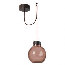 Raw Pendant Lamp 1xLED Cree 14W - dark brown Diffuser
