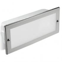 Hercules Wall Lamp Recessed 24x10x8cm Stainless Steel