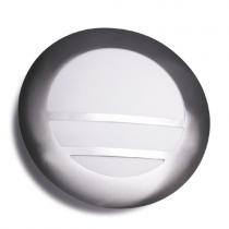 Ajax Wall Lamp Outdoor Round ø30x10cm PL E27 Stainless