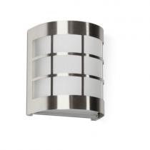 Ajax Wall Lamp Outdoor 16x14x11cm PL E27 13w Stainless