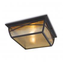 Alba ceiling lamp Outdoor 11x35x35cm Brown oxido 2xE27 MAX