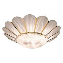 ceiling lamp Gold Alabaster white