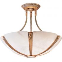 Sir Davenport ceiling lamp Patine rojizo Alabaster white