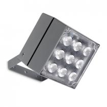 Cube scheinwerfer LED Grau urbano 14º 9xLED 3000K 3168 lm