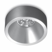 Ledio Downlight fijo para powerled Aluminio Cepillado luz