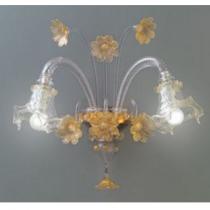 705 P2 Wall Lamp Glass Gold/Oro
