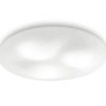Circle Wave ceiling lamp ø89cm LED 48w 3000K white