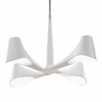 Ora Pendant Lamp /Semiceiling lamp Lacquered white 4L
