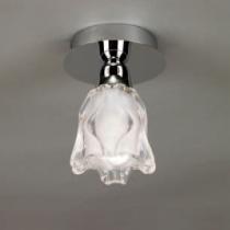 Amel ceiling lamp leather 1L E14