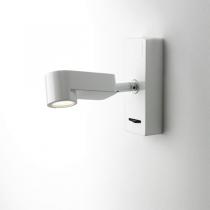 Ledpipe C Applique avec base de mur 16,5cm LED 3w blanc