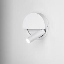 Ledtube R Left circular wall lamp foldable 3 w LED White