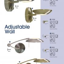 Wall Lamps Ajustables 11026SS Silver