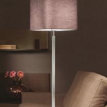 Anaca 60 lámpara of Floor Lamp Chrome wrinkled fabric
