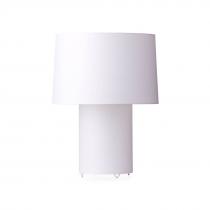 Double round light Table Lamp 1x60w E27 white