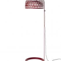 Emperor lámpara of Floor Lamp 1x60w G9 Dimmable push Red