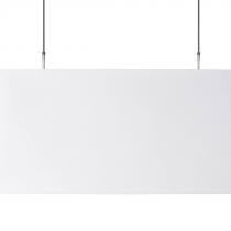 Long luz Lámpara Colgante 2x60w E27 blanco