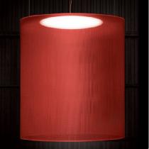 Odysea lampe Suspension abat-jour Rouge 30cm